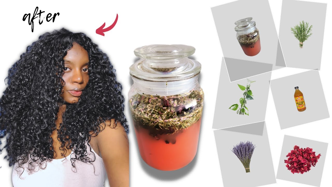HOW YOU SHOULD MAKE AN INFUSED HERBAL APPLE CIDER VINEGAR HAIR RINSE: UNCLOG HAIR FOLLICLES