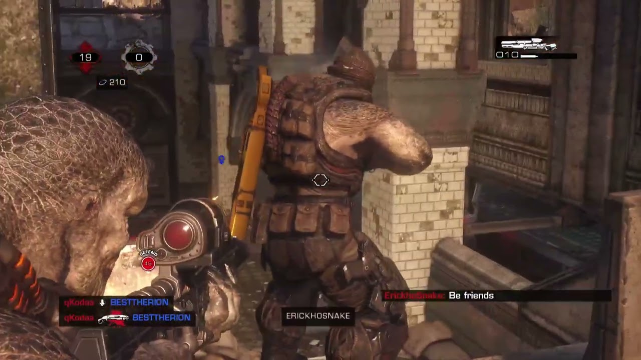 Watch me get my ********* ripped open in Gears of war multiplayer