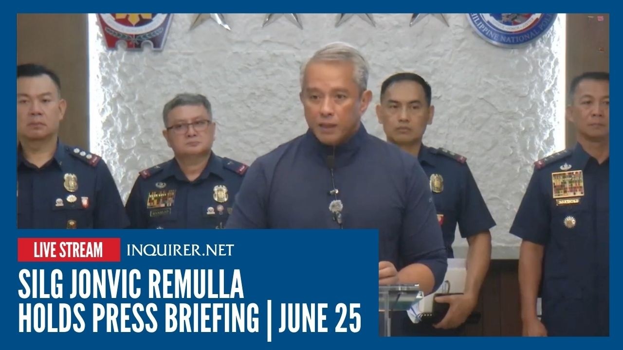 LIVE: SILG Jonvic Remulla holds press briefing | June 25
