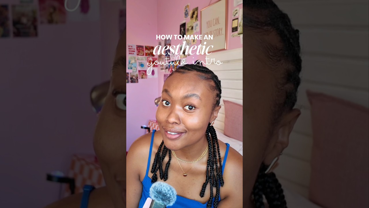 Making a new YouTube intro 📸💌🎞️ #youtubeintro #editing #editingtutorial #creativecontentcreator