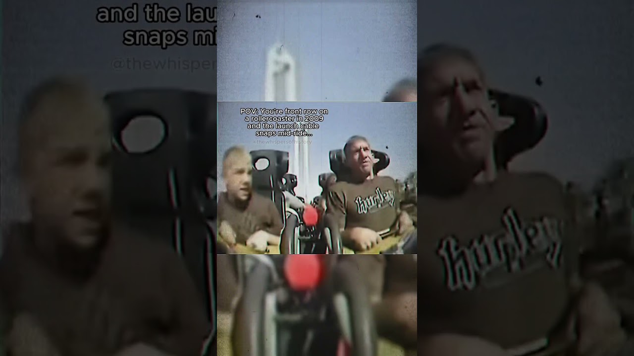Cable snaps mid-ride at Knott&rsquo;s Berry Farm&hellip; 12-year-old injured. #shorts #trueevent #themepark #sad