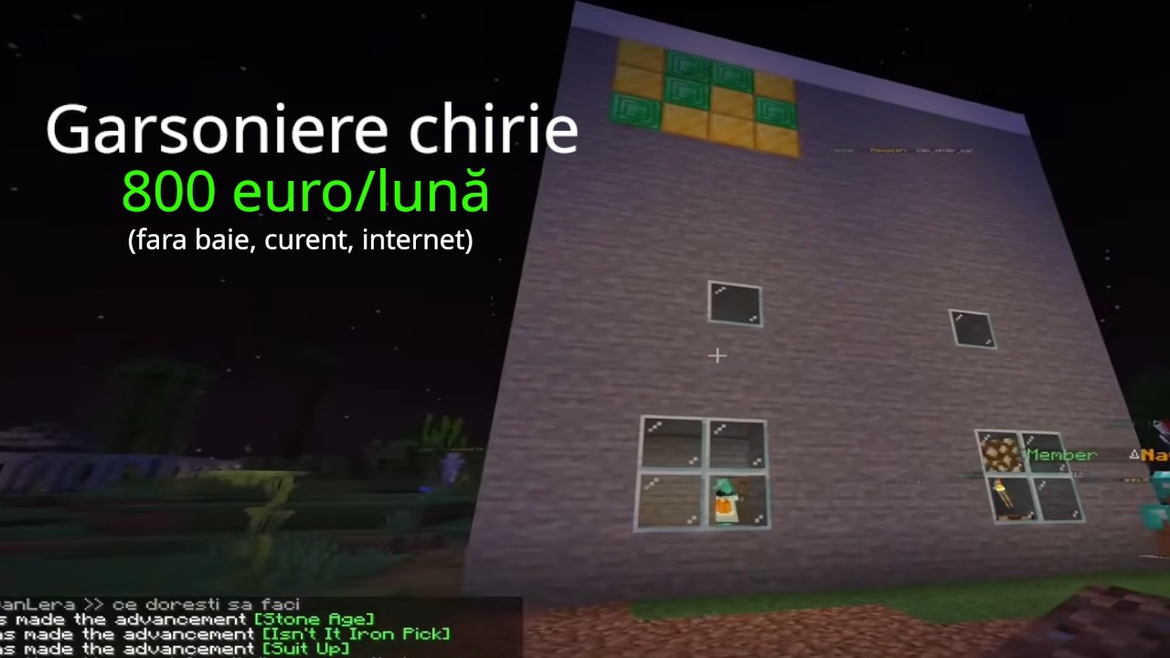 am construit orașul Cluj în Minecraft