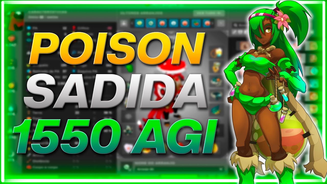 [DOFUS] PVP SADIDA 1550 AGI FULL POISON (NO CANC3R)