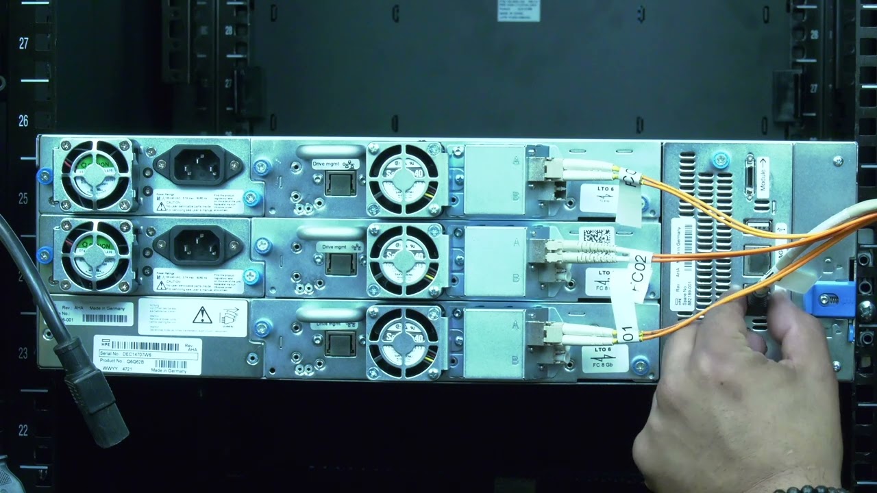 HP MSL3040 Drive Power Board Replacement