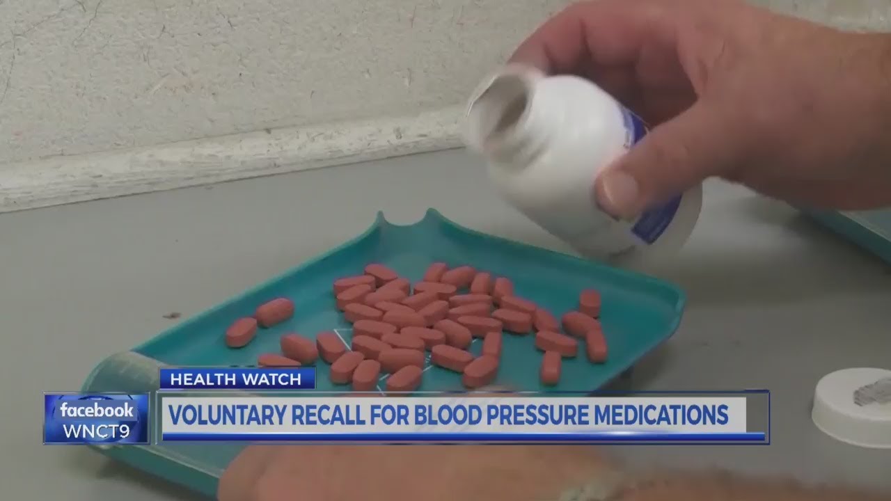Voluntary recall for blood pressure medications