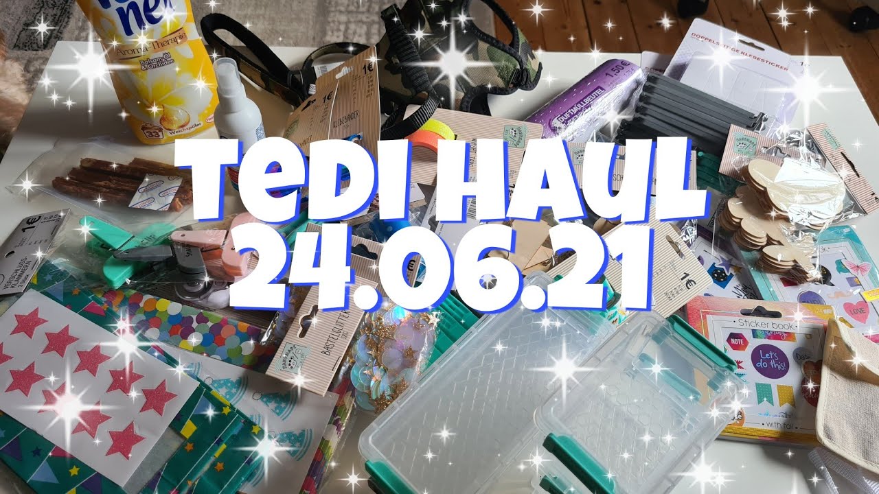 Tedi HAUL 24.06.21 ! Bastelsachen,  Schnick Schnack ! Bin begeistert  !