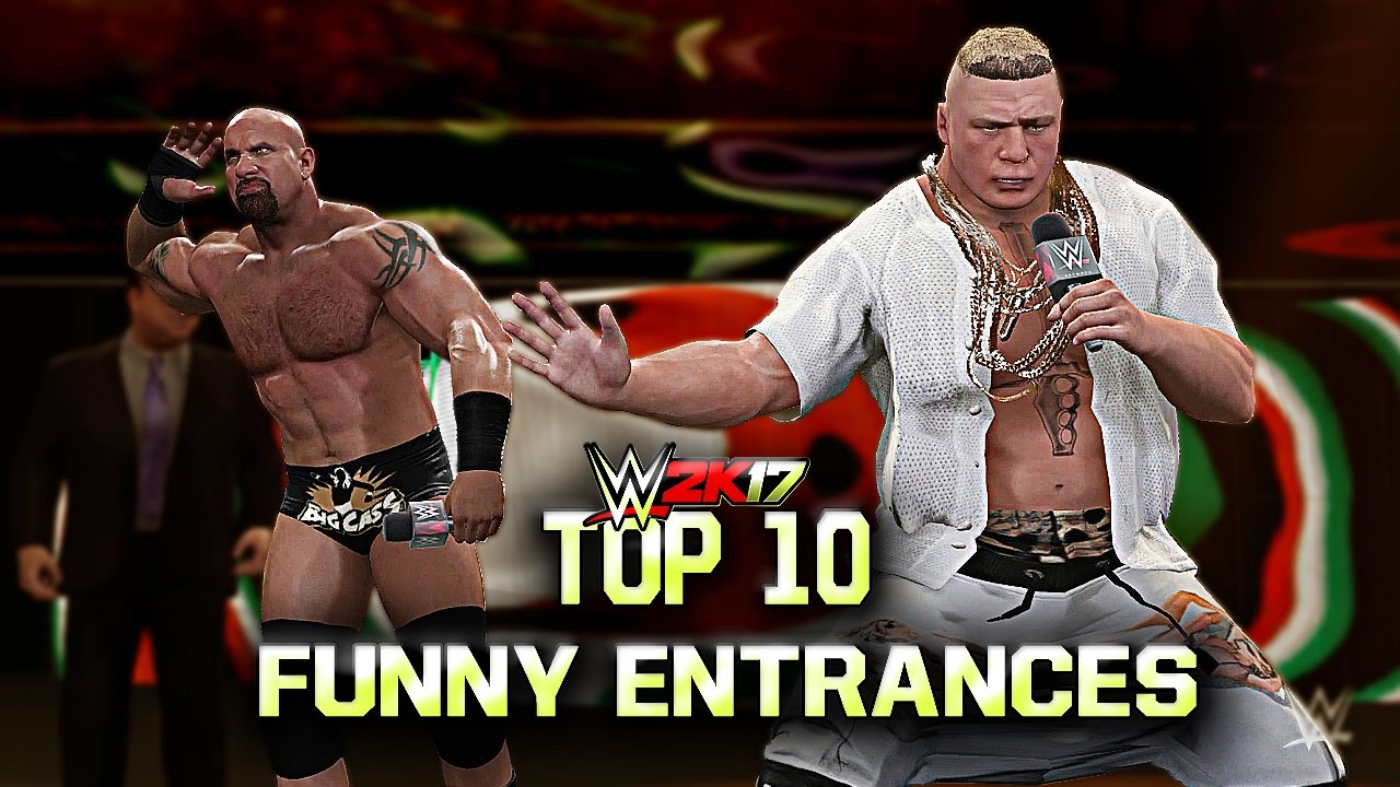 WWE 2K17 - Top 10 Funniest Entrances Part 6 
