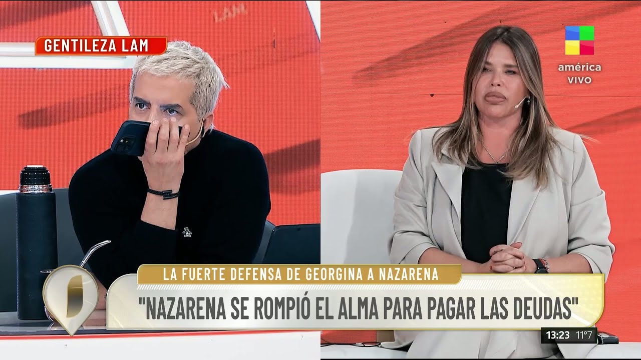 Fuerte cruce entre Nazarena V&eacute;lez y Evelyn Von Brocke en LAM