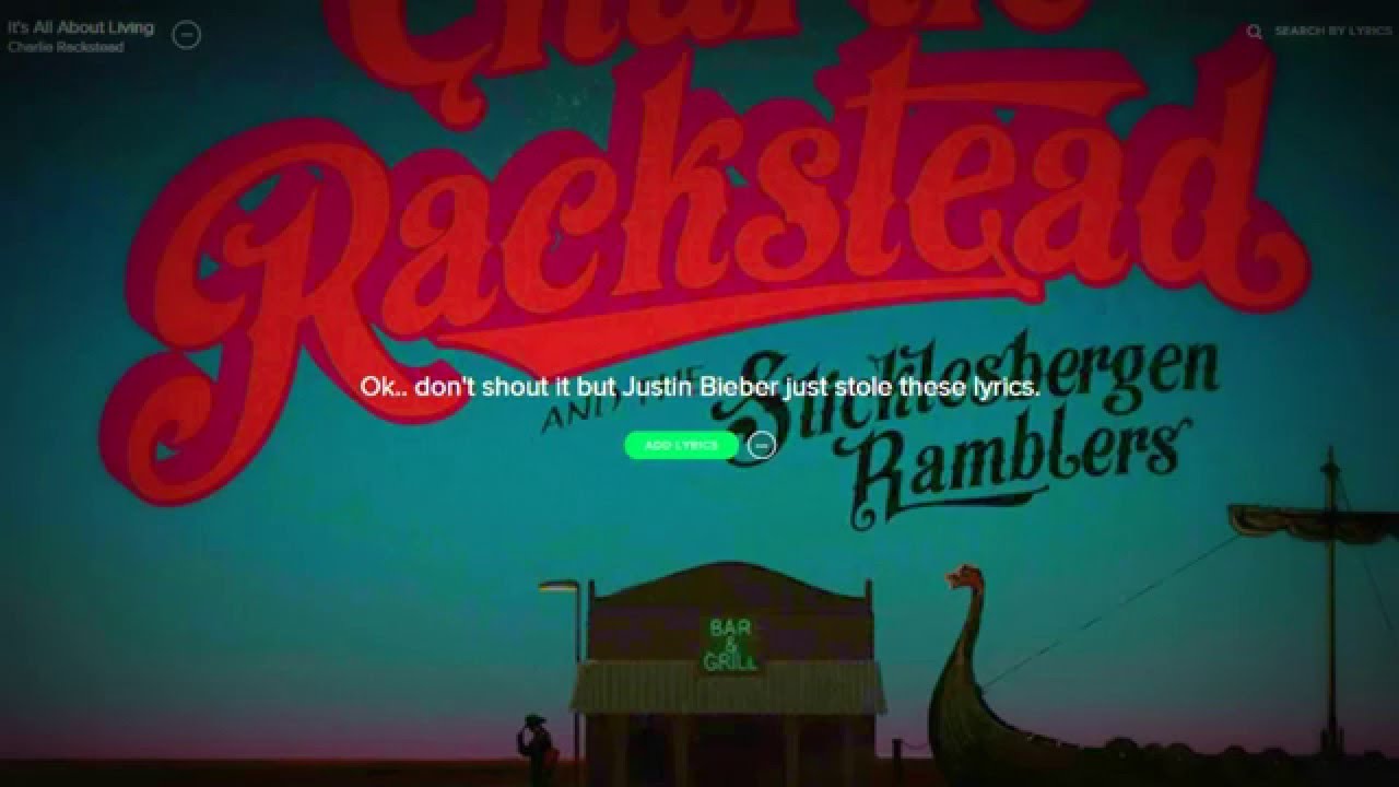 Charlie Rackstead - Its all about living