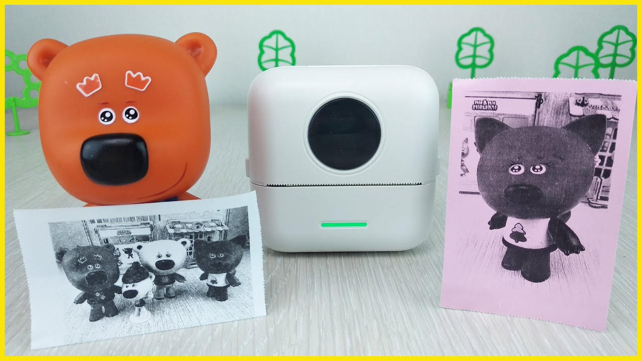 Кеша Распечатал все фотки на Мини Принтере! Ми-ми-мишки 🐻новая серия мультики с игрушками для детей