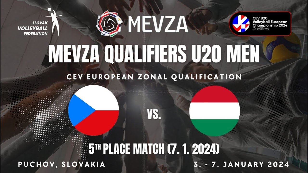 🇨🇿 Czechia vs. 🇭🇺 Hungary - 07/01/2024 (MEVZA U20 Men  - 5th place match, Puchov)
