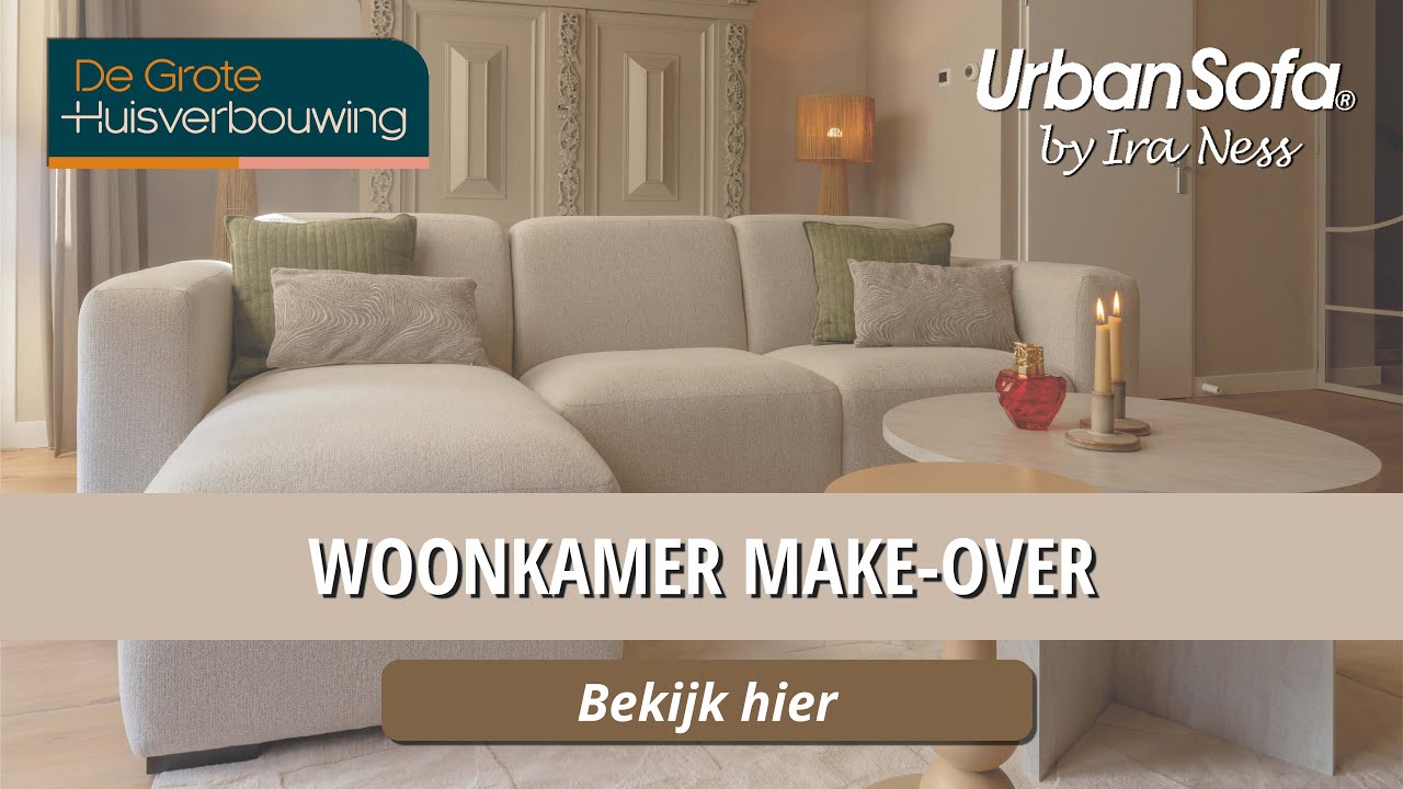 UrbanSofa | Eindresultaat make-over met onze Pebble Loungebank en Mika eetkamerstoelen | S8.11