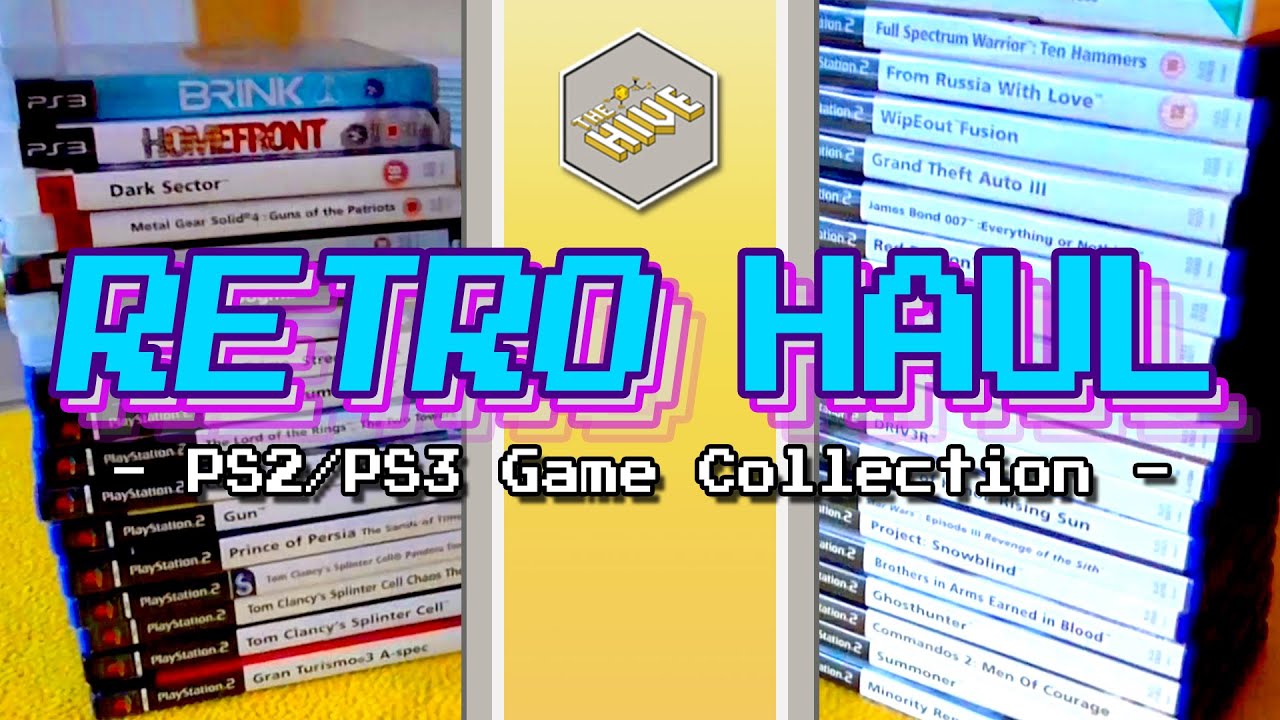 INSANE Retro Gaming Haul - PS2/PS3 Games