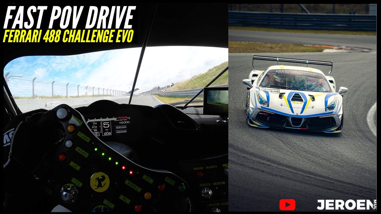 FAST POV DRIVE in a FERRARI 488 Challenge EVO around Dutch GP Zandvoort