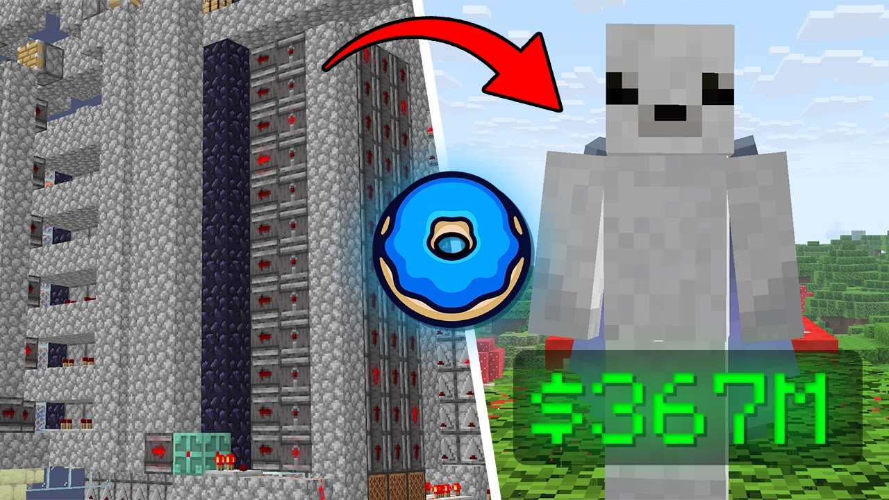 Turning Cobblestone Into An Elytra On Donut Smp