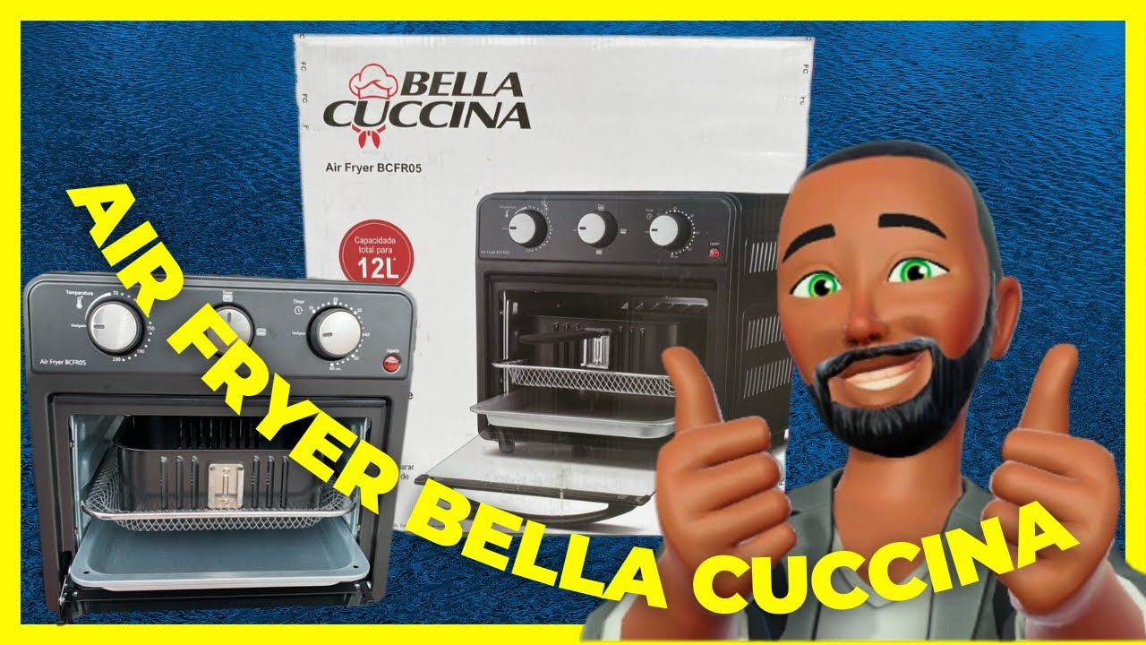 Preparando um Pão de Queijo na Air Fryer Britânia BCFR05 12L Bella Cuccina