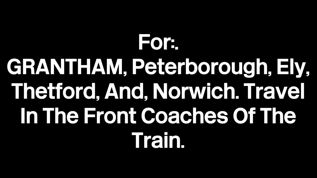 Nottingham Midland Announcements Part 9