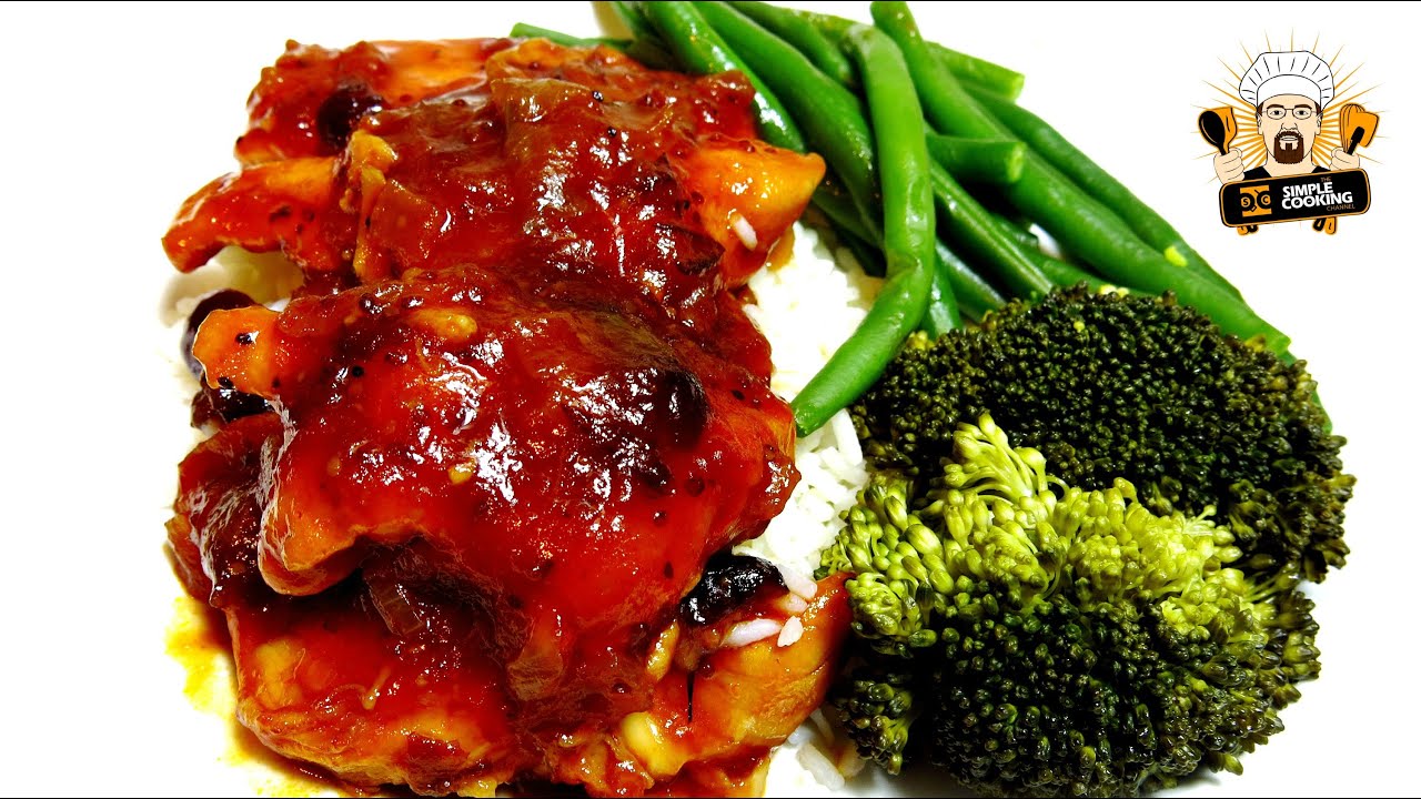 SUCCULENT CRANBERRY CHICKEN RECIPE