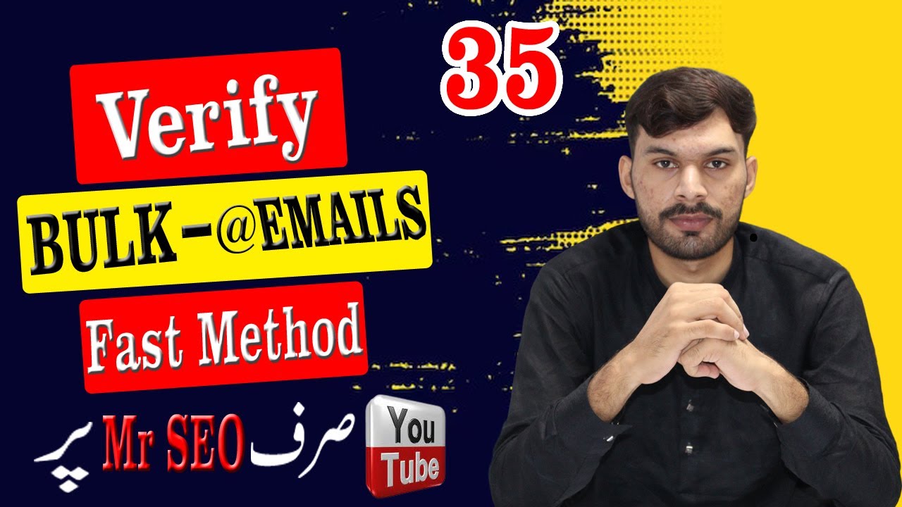 Bulk Email Verifier | How to verify emails list | Mr SEO | Bilal Liaquat