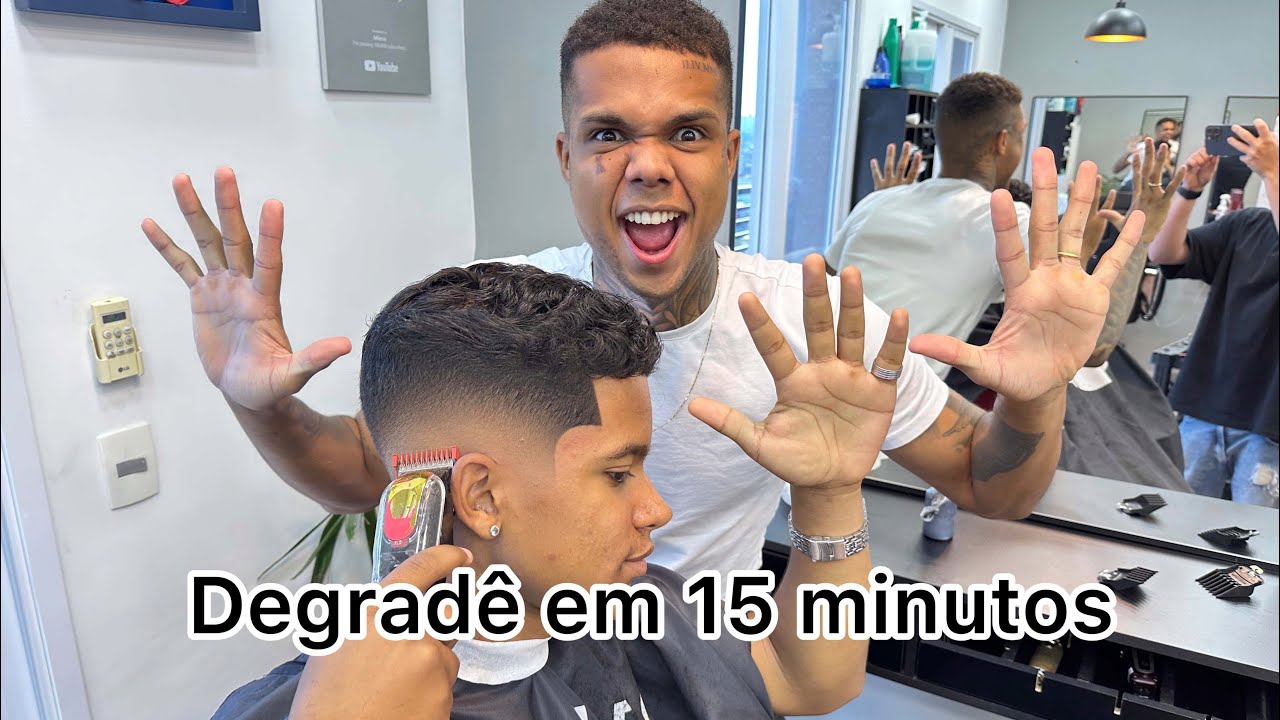 COMO FAZER degradê EM 15 min os dois lados