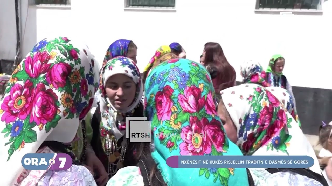 Nxënësit në Kukës risjellin traditën e dasmës së Gorës |Ora7 në RTSH