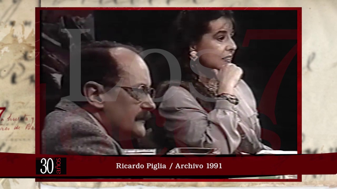 Ricardo Piglia en Los siete locos (1991)