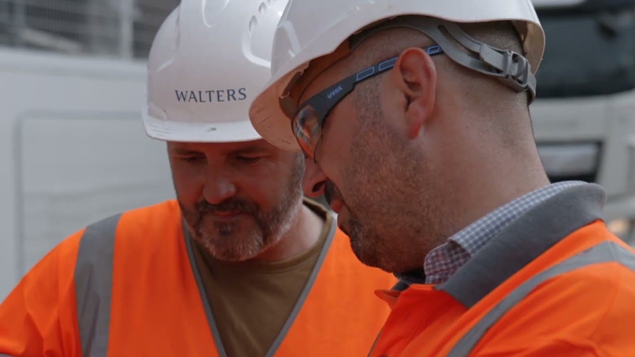 Installing Haverfordwest's New Signature Footbridge