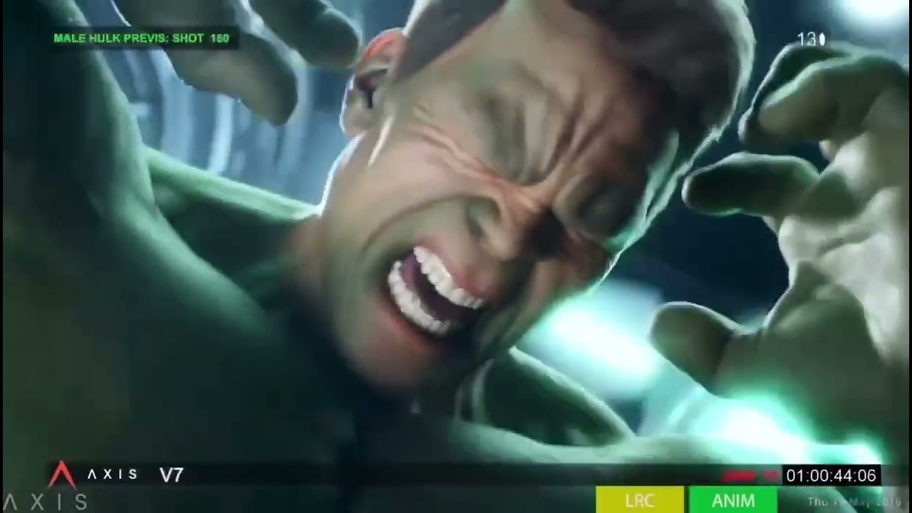 Incredible Hulk Coaster Queue Video CGI Test Segment.