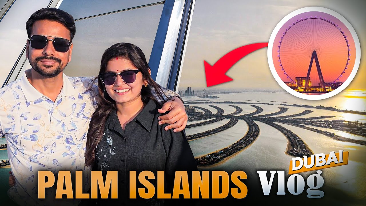 Exploring DUBAI’S ICONIC SPOTS! 🌴 | Palm Jumeirah, Marina Beach, Ain Dubai | Travel Vlog