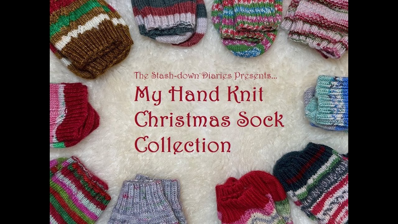 All of my Hand Knit Christmas Socks…so far!