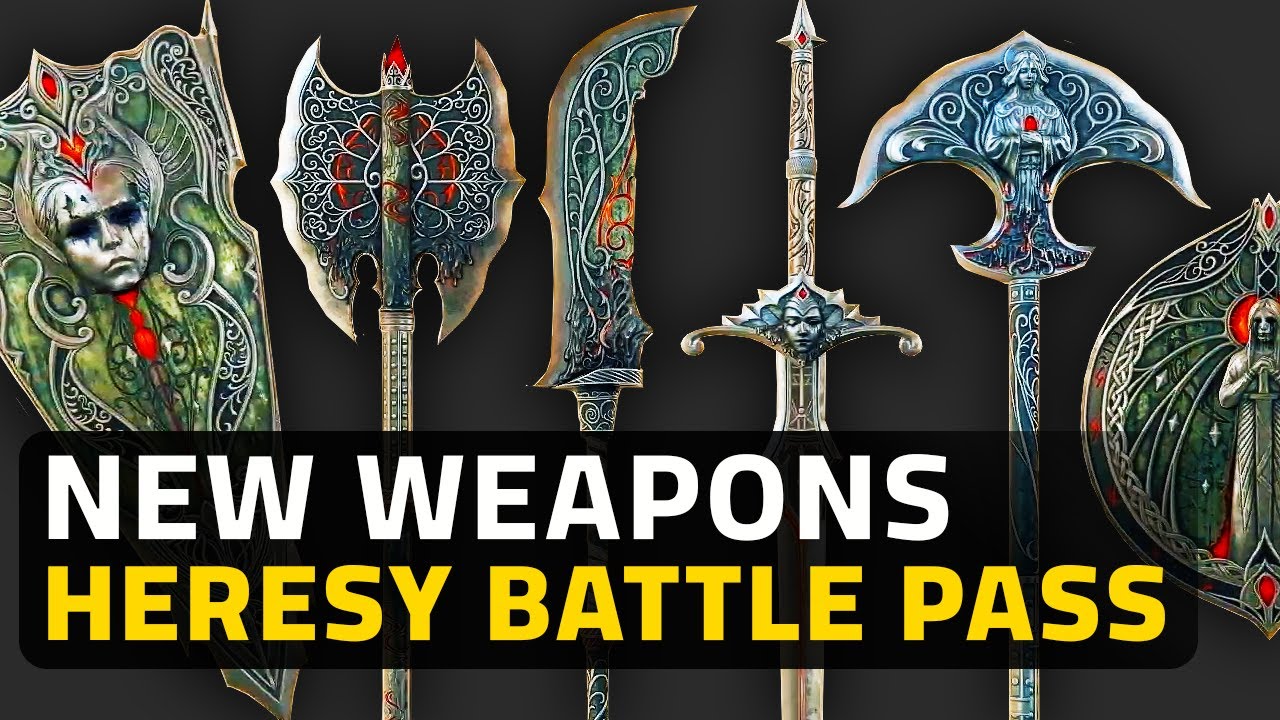 For Honor: New Weapons and Finishers | Y7S1 Battlepass Showcase | Year 7 Season 1: HERESY