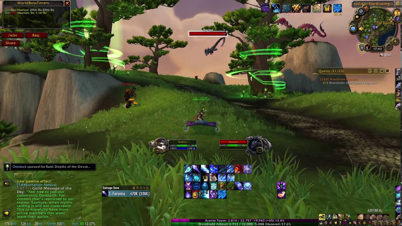 Huolon mount drop