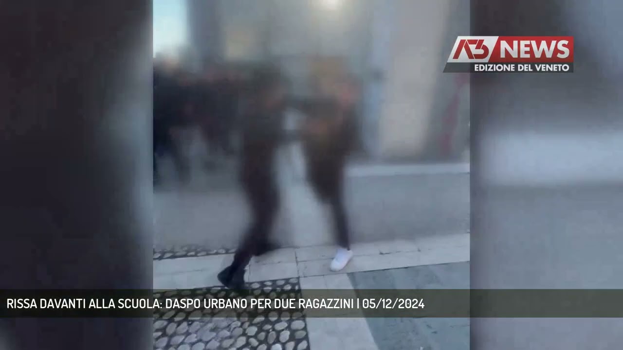 RISSA DAVANTI ALLA SCUOLA: DASPO URBANO PER DUE RAGAZZINI | 05/12/2024