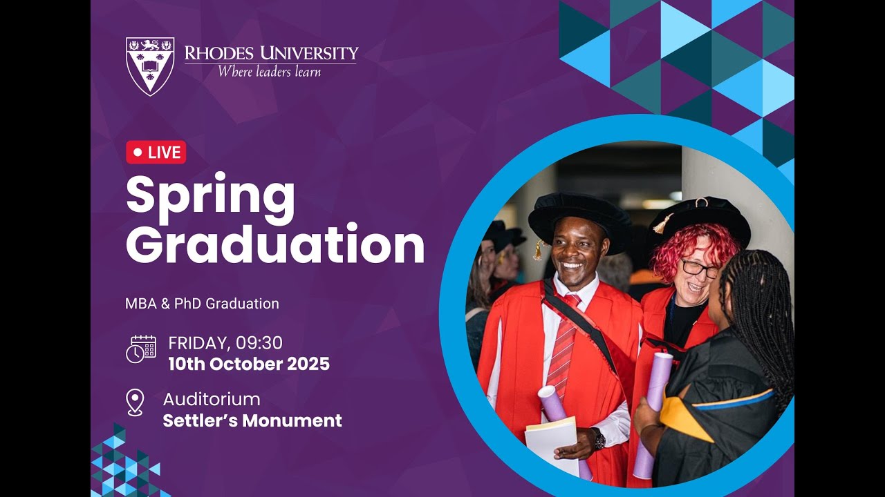 Rhodes University Spring Graduation