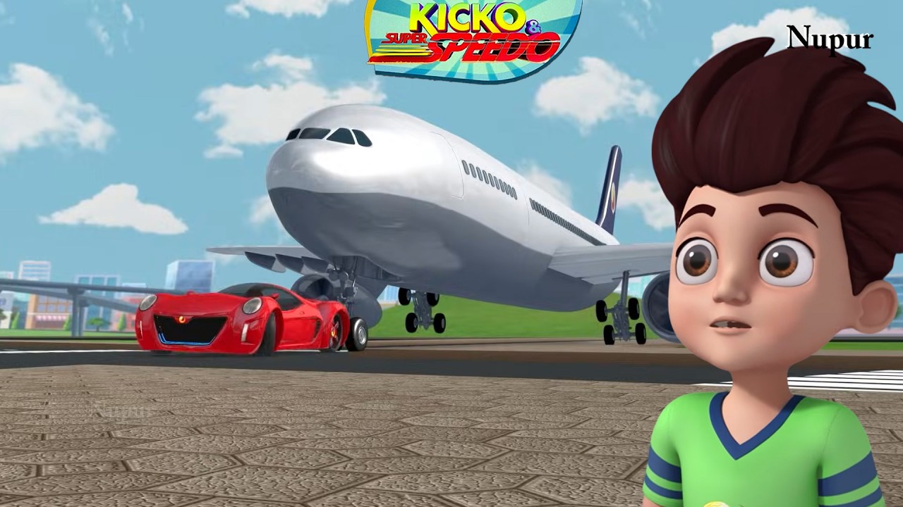 Kicko ने प्लेन को Crash होने से बचाया |Kicko And Super Speedo |Kids Cartoon | Moral Stories For Kids