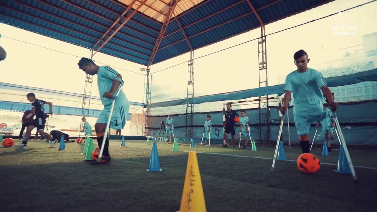 Introducing amputee football in Palestine.