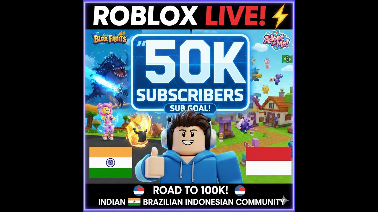 Playing with YOU! Roblox Live (Global Server) Join Now