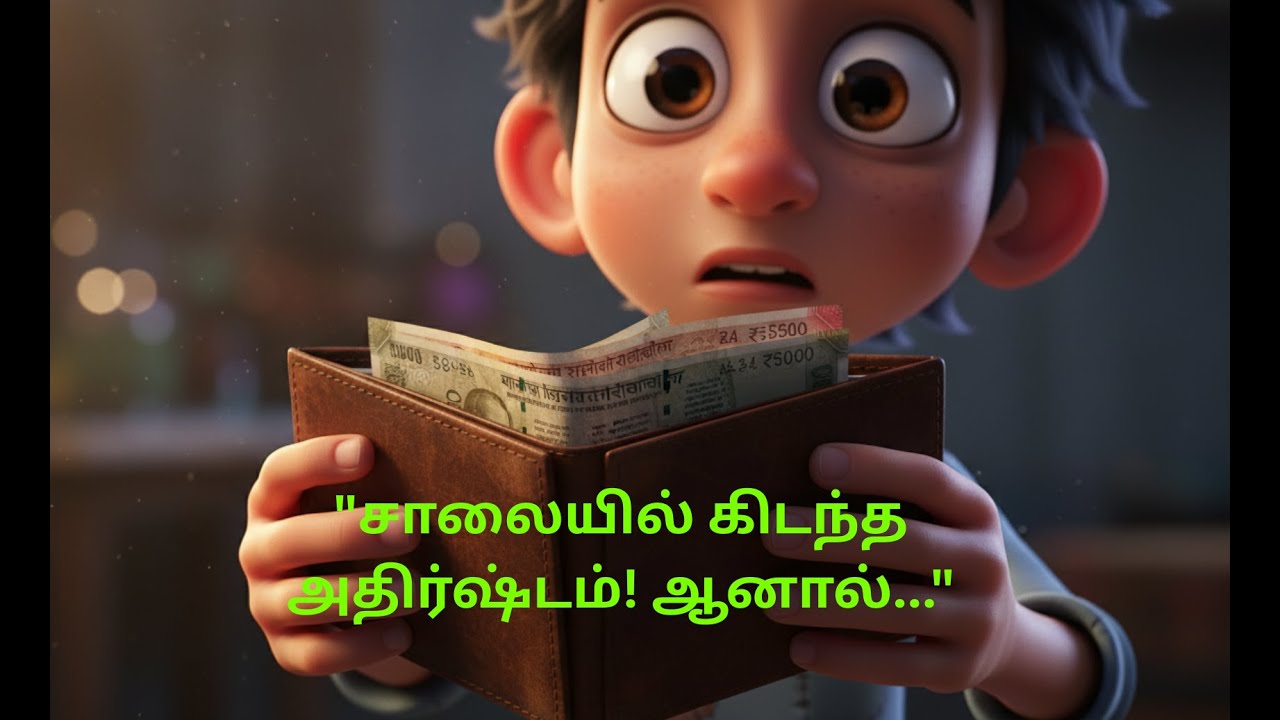 5 லட்சம் கிடந்த பையை எடுத்த சிறுவன்! 😱 Poor Boy's Honesty - Heart Touching Story #inspiration