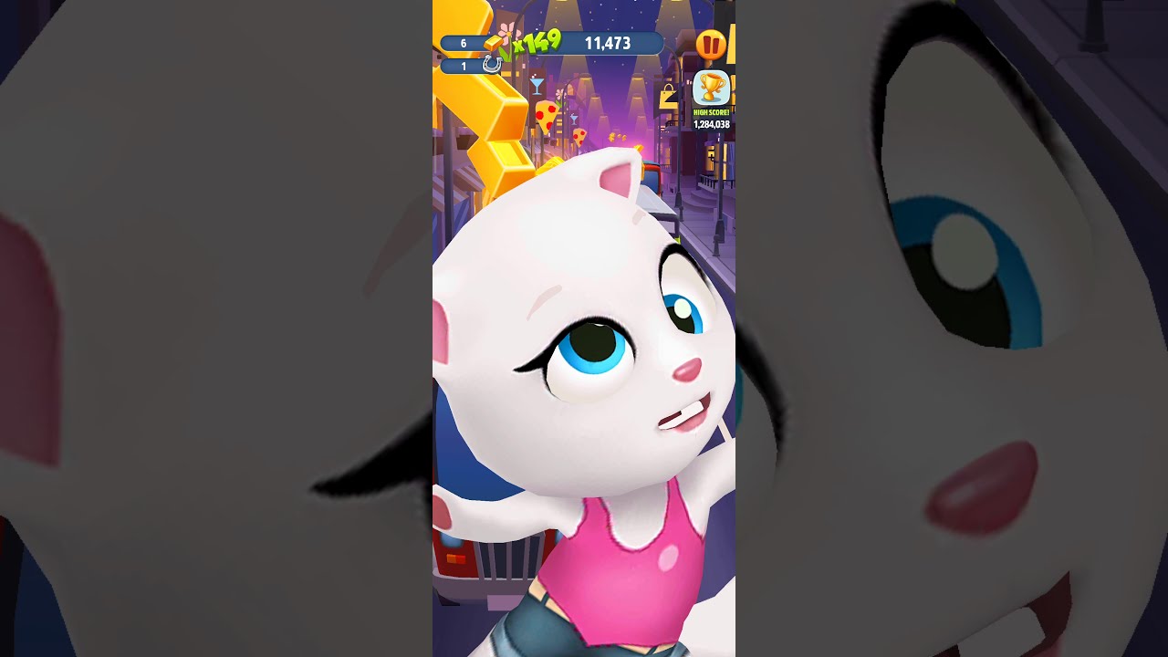 Talking Tom gold run NEW UPDATE/talking Angela 🎈