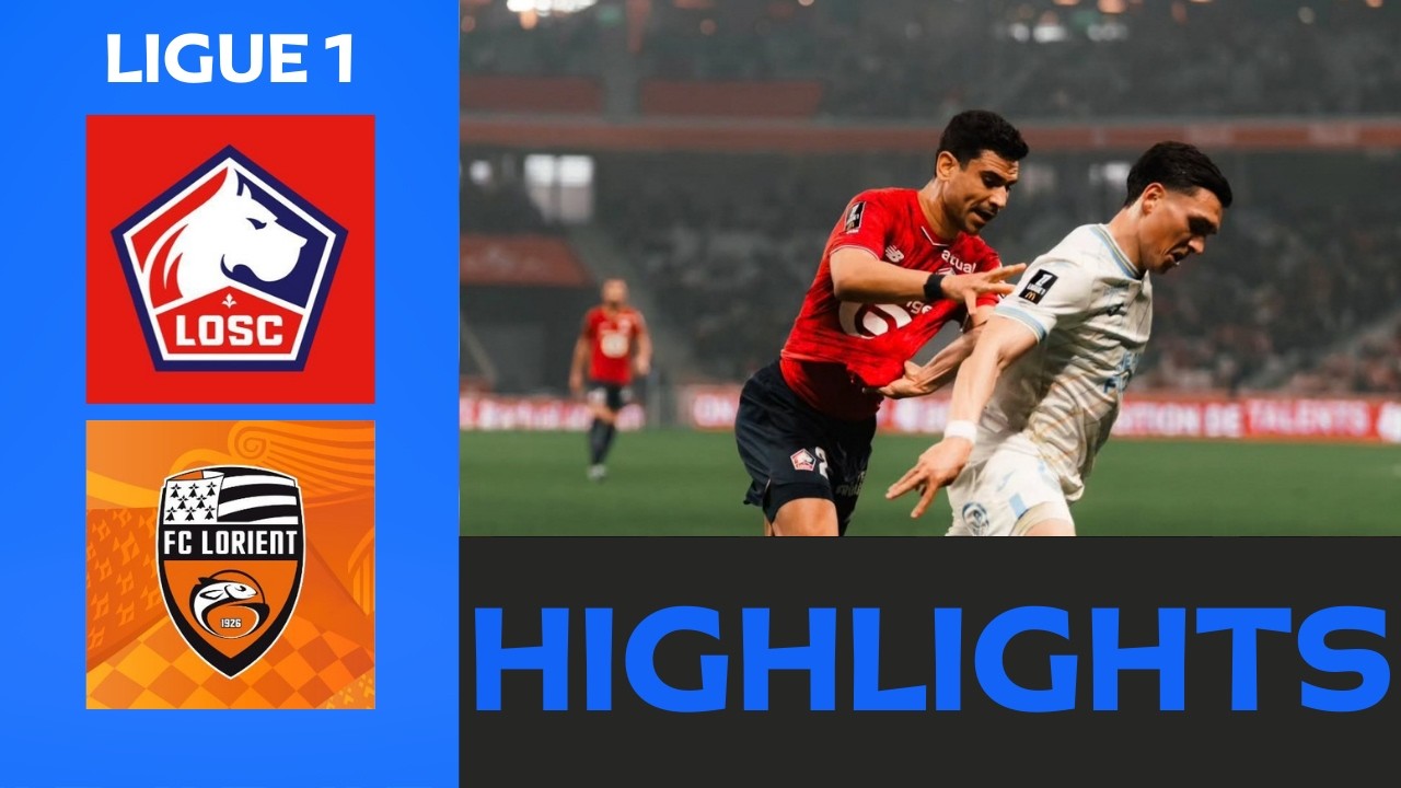 Lille-Lorient | 1-1 | Najważniejsze | Liga 1 2025&ndash;26 | Lille Lorient
