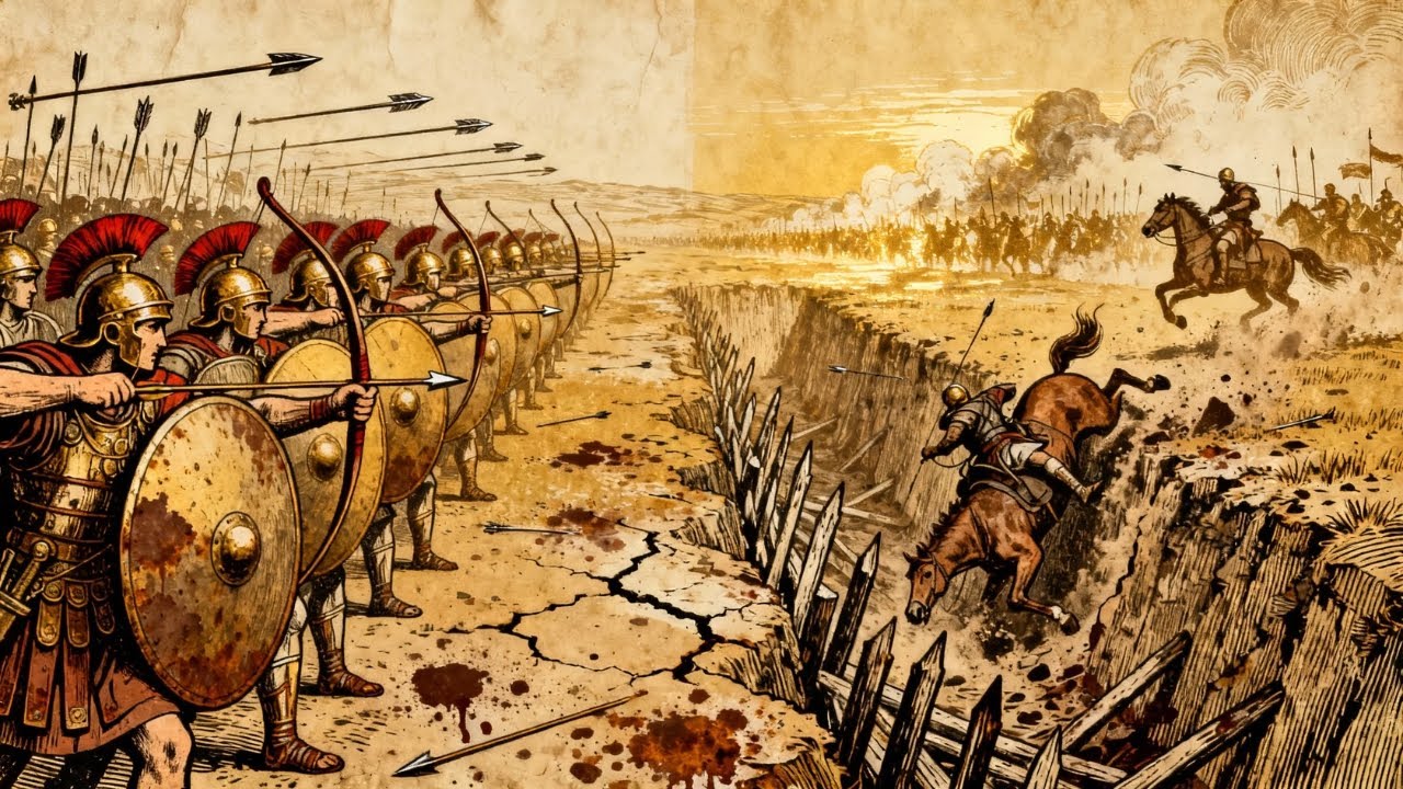 Rzymski geniusz, który pokonał 50 000 Persów tylko przy pomocy ZIEMI | Bitwa pod Dara