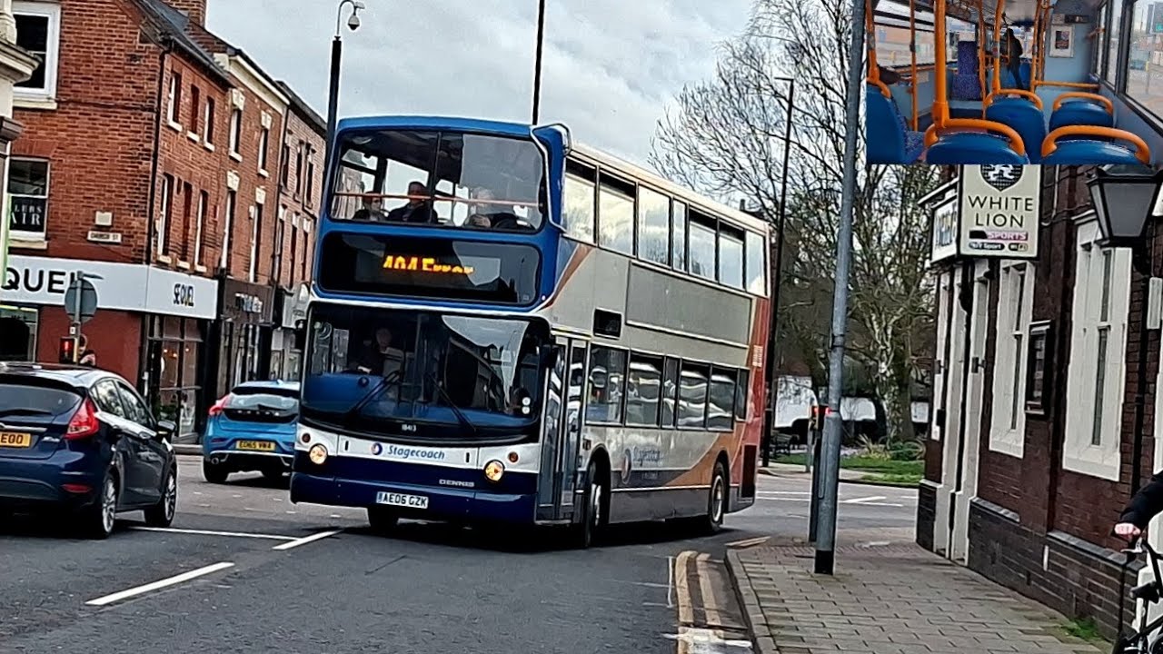 Preserved/Ex Stagecoach/Dennis Trident ALX400/€3 (AE06 GZK)