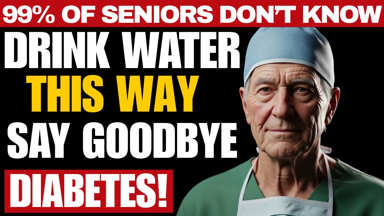Doctor Explains: How Seniors Should Drink Water to Support Blood Sugar and Diabetes Health