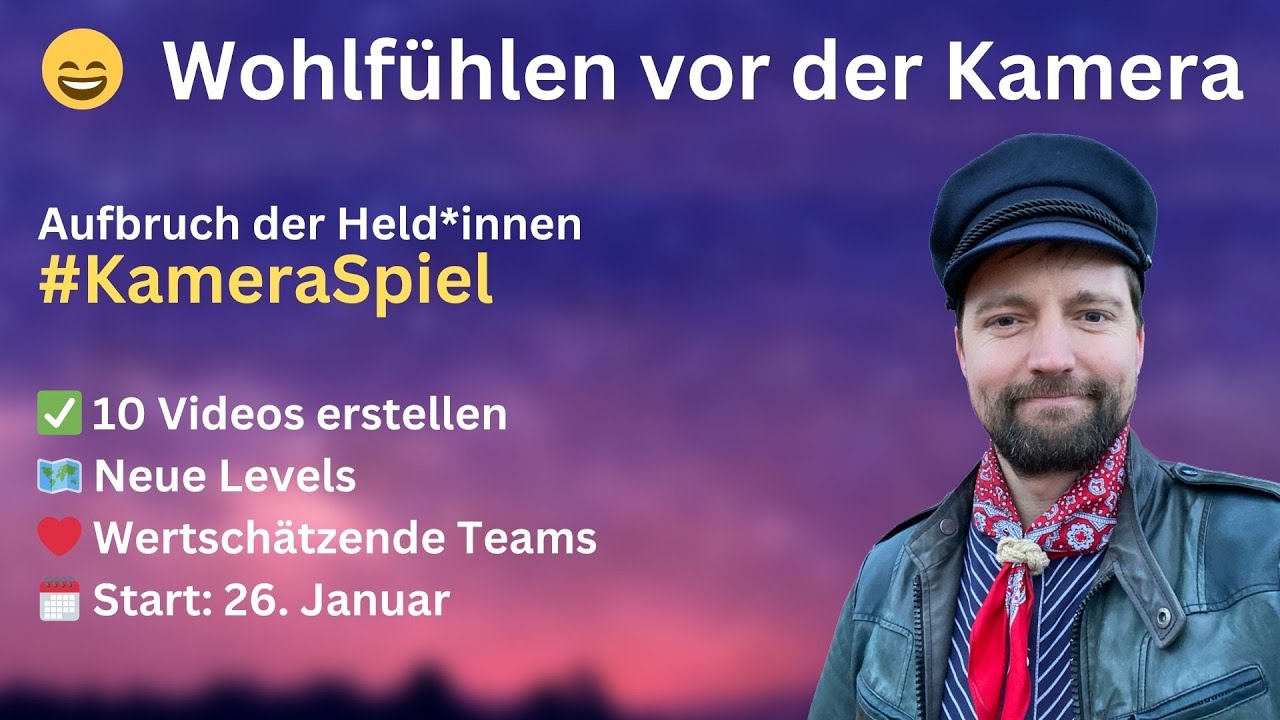 Auftakt für die Video-Challenge Aufbruch der Held*innen und die mysteriöse Treppe #kameraspiel