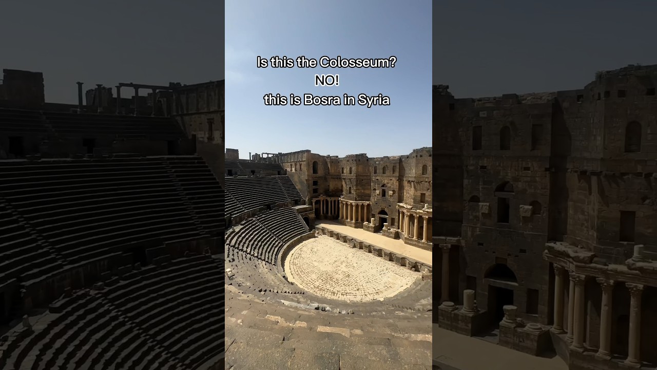 This isn&rsquo;t Italy, it&rsquo;s Syria! 😳 #worldtravel#traveler#syria#syriatv#middleeast#romanempire