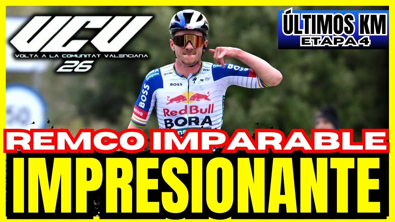 REMCO ARRASA CON TODOS EN VUELTA COMUNIDAD VALENCIANA - FINAL ETAPA 4