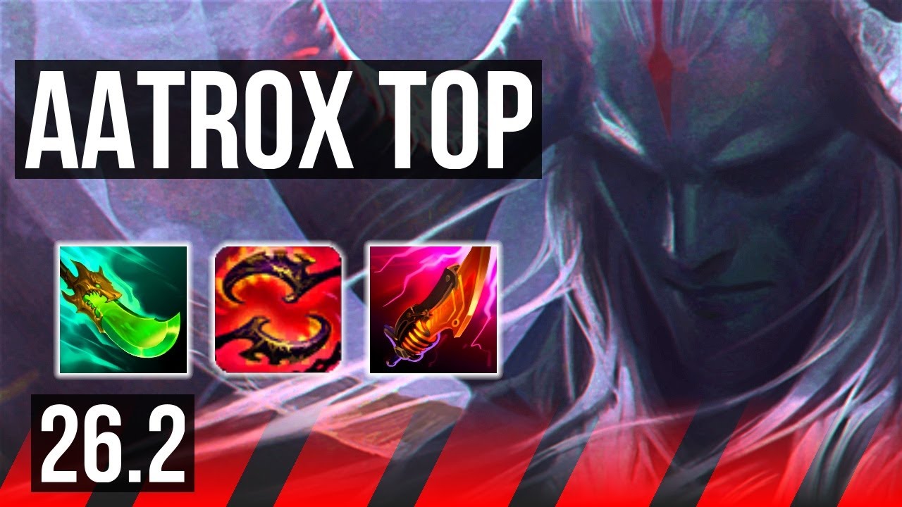 AATROX vs YORICK (TOP) | 7k gold comeback, 39K damage | KR Master | 26.2
