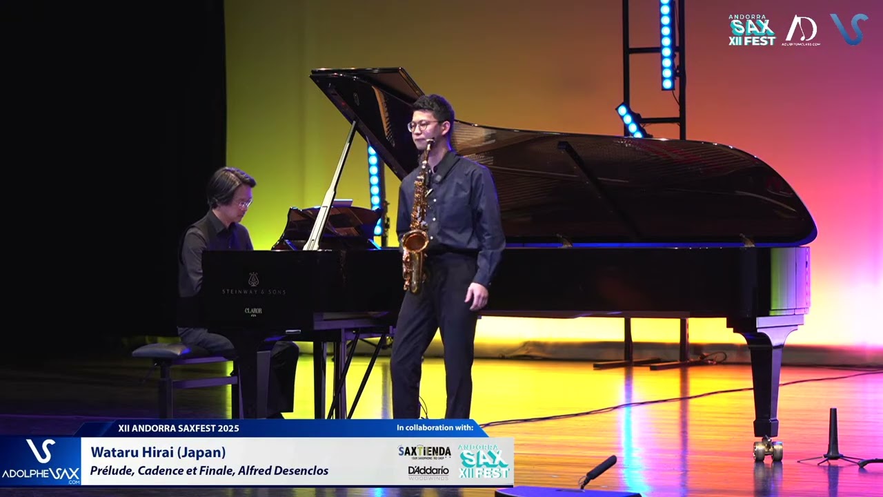 Wataru Hirai (Japan) plays Prélude, Cadence et Finale, Alfred Desenclos