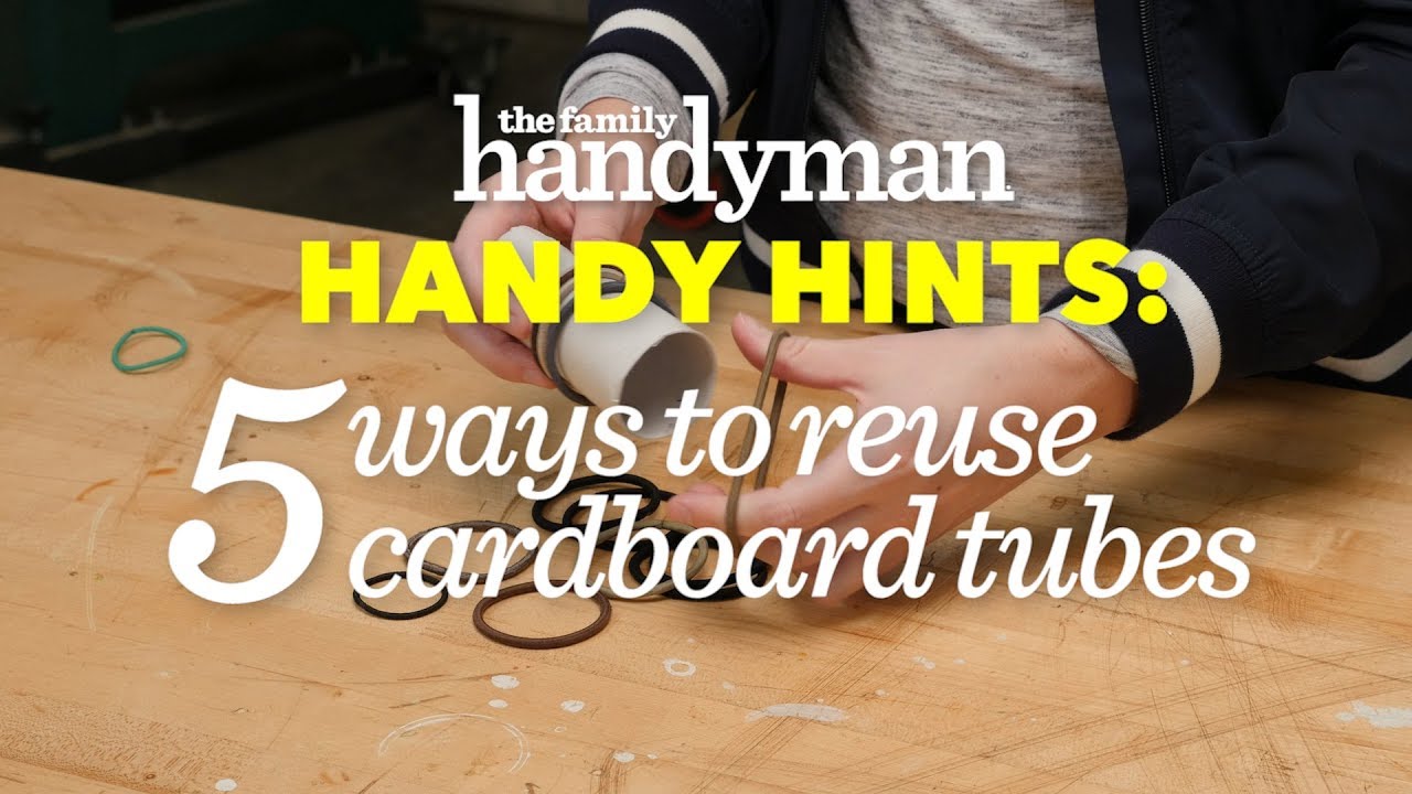 Handy Hints: 5 Ways to Reuse Cardboard Tubes