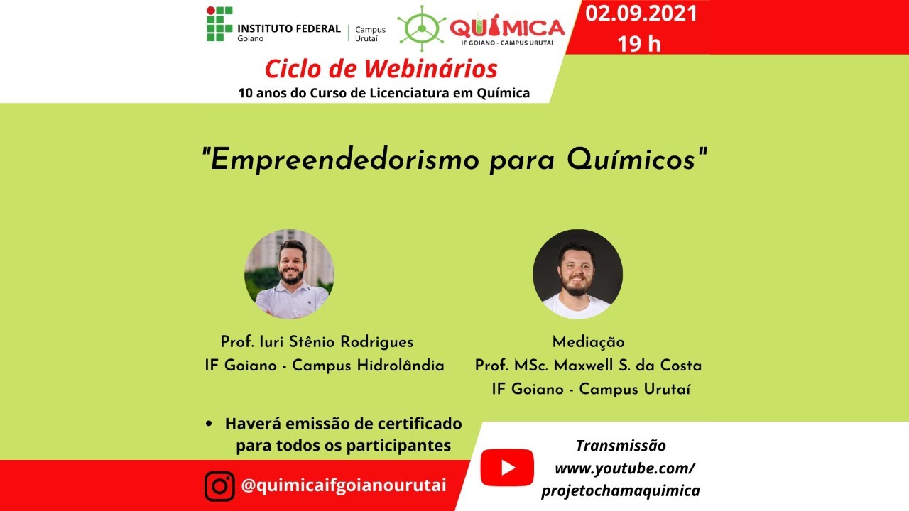 Empreendedorismo para Químicos